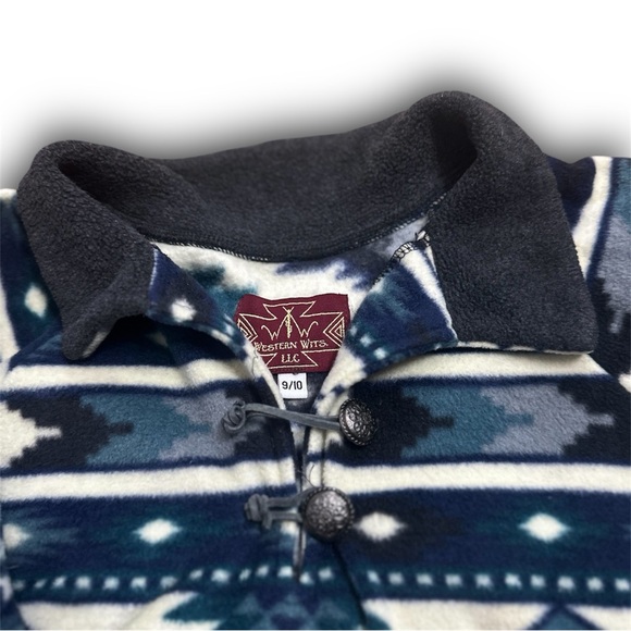 Western wits llc fleece pullover size 9/10 - Picture 2 of 5